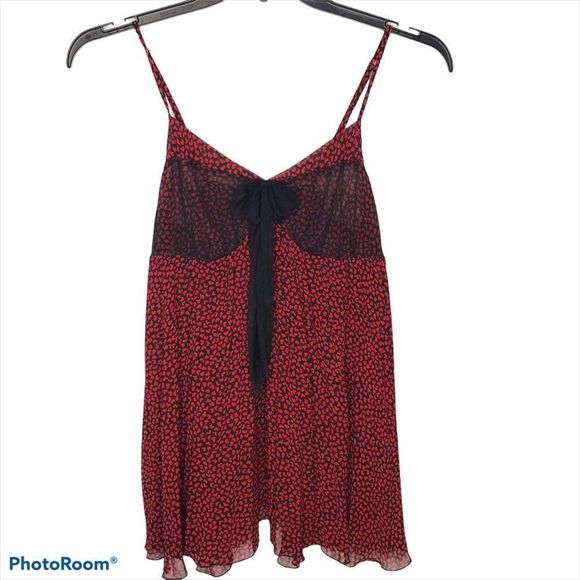 Heart print Valentine’s Babydoll Chemise - Picture 1 of 4